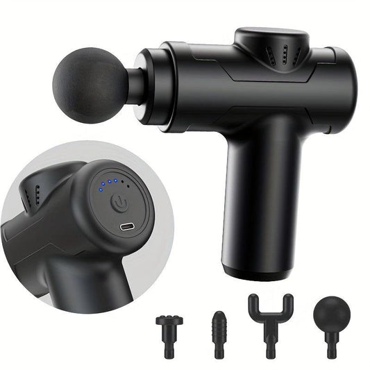 Portable Deep Tissue Massage Gun for Pain Relief, Compact Percussion Massager