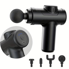 Portable Deep Tissue Massage Gun for Pain Relief, Compact Percussion Massager