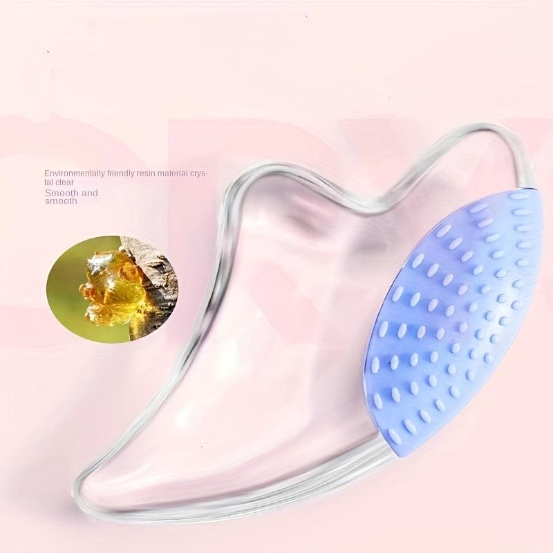 Crystal Gua Sha Body Massage Tool Wrinkles Tighten Skin Facial Cleansing