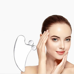 Crystal Gua Sha Body Massage Tool Wrinkles Tighten Skin Facial Cleansing