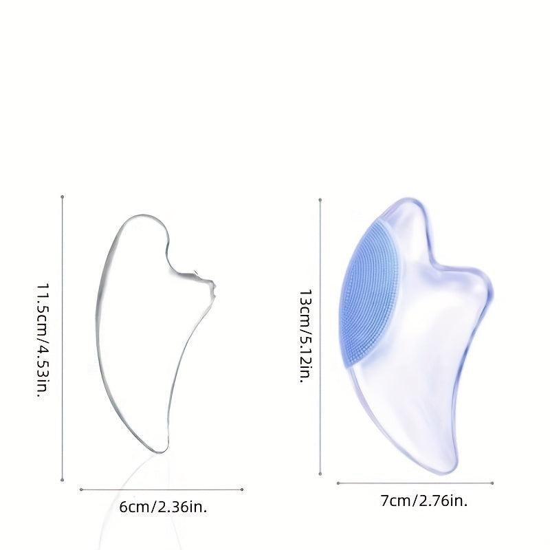 Crystal Gua Sha Body Massage Tool Wrinkles Tighten Skin Facial Cleansing