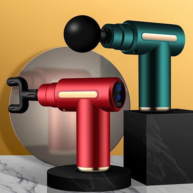 LCD High Gear Mini Fitness Muscle Relaxation Cervical Massage Gun