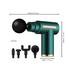 LCD High Gear Mini Fitness Muscle Relaxation Cervical Massage Gun