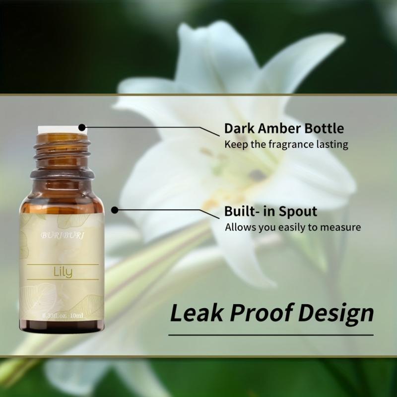 1pc Lily Fragrance Aromatherapy Essential Oil 10mL
