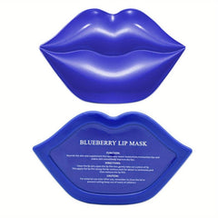 20Pcs Blueberry Lip Masks Moisturizing Lip Sleep Mask Plumps Dry Lips
