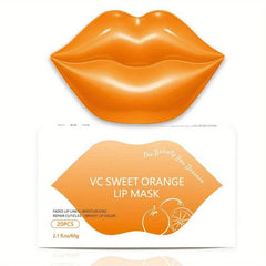 20Pcs Blueberry Lip Masks Moisturizing Lip Sleep Mask Plumps Dry Lips
