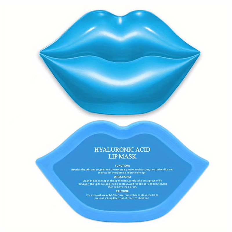 20Pcs Blueberry Lip Masks Moisturizing Lip Sleep Mask Plumps Dry Lips