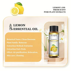 100% Lemon Essential Oil 10ml - Aromatherapy Massage Bath - Relaxation