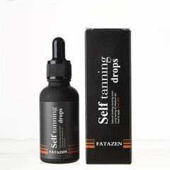 Deep Chocolate Self Tanner Drops, Sunless Tanning Water Solution