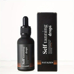 Deep Chocolate Self Tanner Drops, Sunless Tanning Water Solution