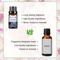10ml Grape Essential Oil for Diffusers & Humidifiers - Aromatherapy Massage Bath