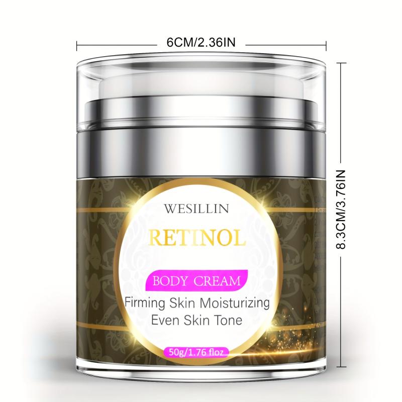 Retinol Body Cream 50g Hydrating Moisturizer for Dry Sensitive Skin