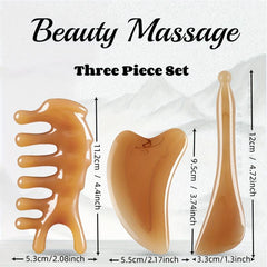 Facial Massage Scrapers Gua Sha Tools For Skin Care & Muscle Relaxation