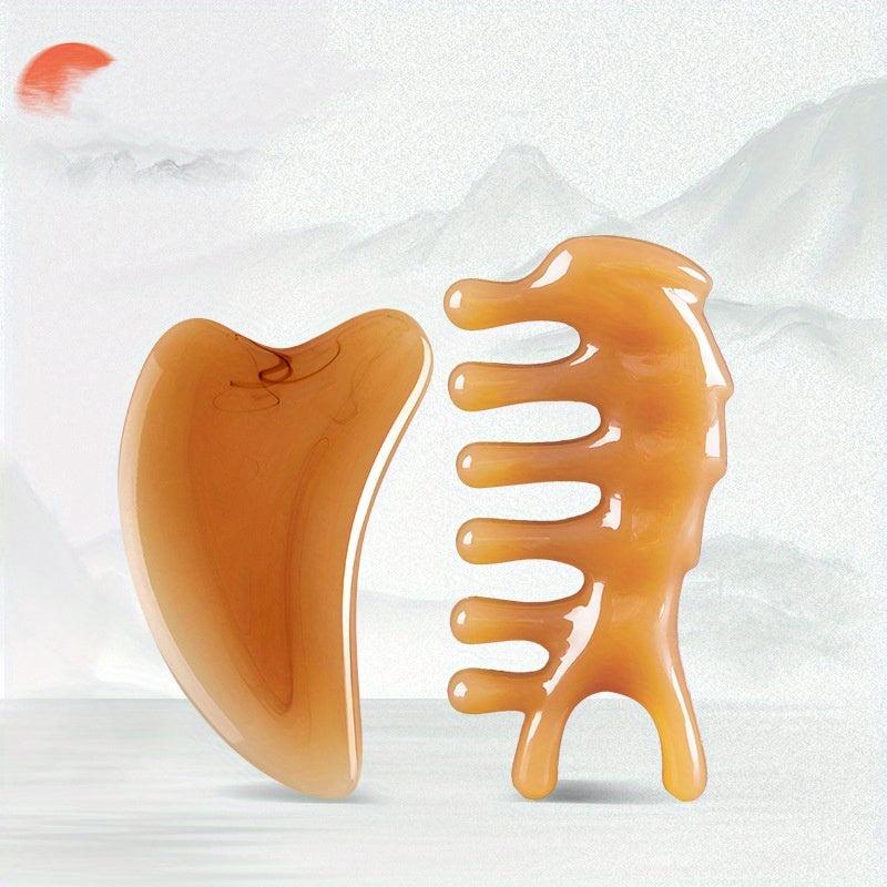 Facial Massage Scrapers Gua Sha Tools For Skin Care & Muscle Relaxation