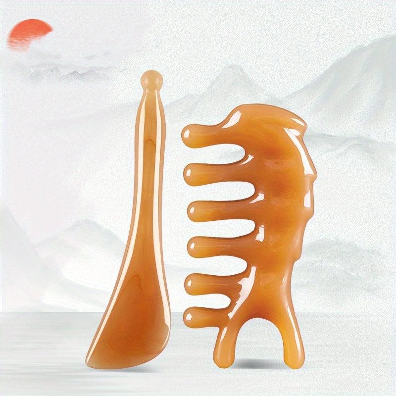 Facial Massage Scrapers Gua Sha Tools For Skin Care & Muscle Relaxation