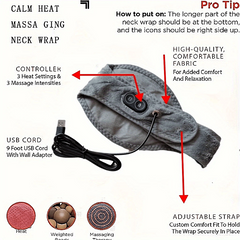 Neck Protection Massager Hot Compress Physiotherapy Neck Heating Wrap Brace
