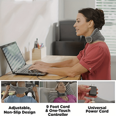 Neck Protection Massager Hot Compress Physiotherapy Neck Heating Wrap Brace