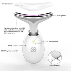 Neck Face Firming Device Wrinkle Smoother Chin Reducer Massager