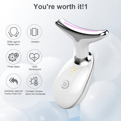 Neck Face Firming Device Wrinkle Smoother Chin Reducer Massager