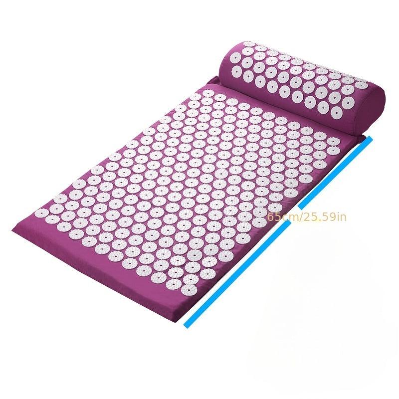 Acupressure Mat & Pillow Set for Neck Back Muscle Relaxation