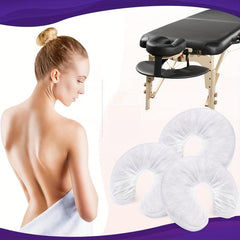 100 Pcs Disposable U-Shaped Massage Face Cradle Covers