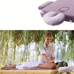 100 Pcs Disposable U-Shaped Massage Face Cradle Covers
