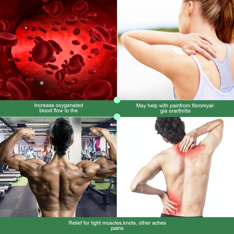Back Neck Massager Self Massage Tool Trigger Point Cane Handheld Wand