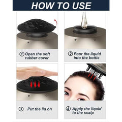 Scalp Applicator Comb for Hair Medicine Fluid Essential Care