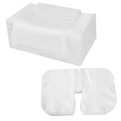100Pcs Disposable Massage Table Sheets Set - Soft Bed Sheet & Face Cra