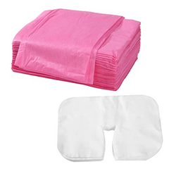 100Pcs Disposable Massage Table Sheets Set - Soft Bed Sheet & Face Cra