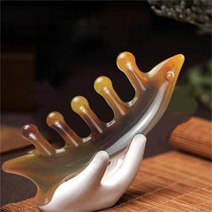 Shark Comb Massage Brush Five Teeth Meridians Neck Scraping Massager