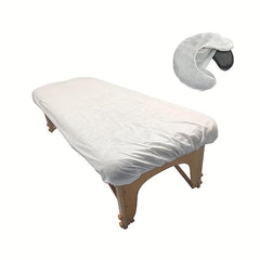 20pcs Disposable Massage Bed Cover Waterproof Head And Pillow Cover