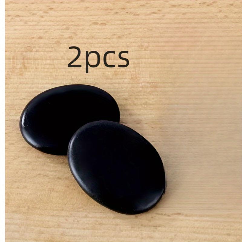 2pcs Large Hot Massage Stones for Home and Spa Relaxation