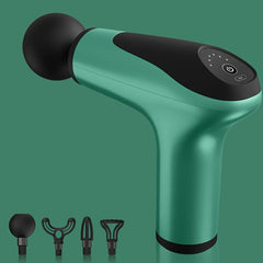Mini Massage Gun 4 Heads Handheld Percussion Massage Compact Personal Massager