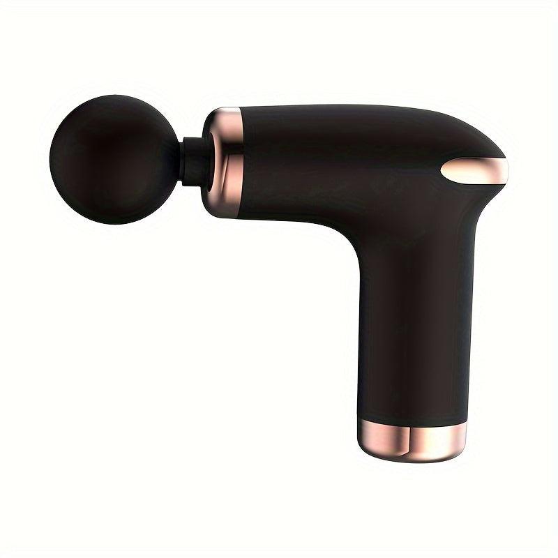 Mini Massage Gun Portable Handheld Muscle Massager with 4 Heads