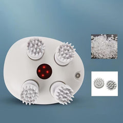 Portable Scalp Massager with 4 Massage Heads for Stress Release