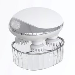 Portable Scalp Massager with 4 Massage Heads for Stress Release