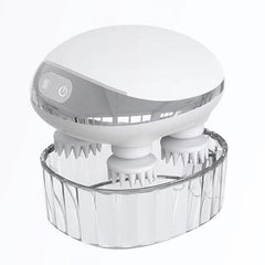 Portable Scalp Massager with 4 Massage Heads for Stress Release