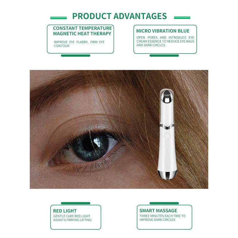 Rechargeable Eye Beauty Instrument Eye Massager Wand For Dark Circles