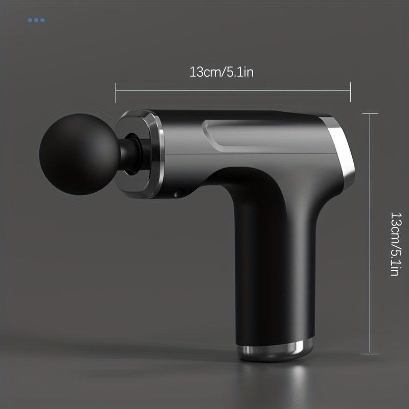 Deep Tissue Massage Gun Percussion Back Massager 6 Speed Level 4 Heads