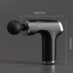 Deep Tissue Massage Gun Percussion Back Massager 6 Speed Level 4 Heads