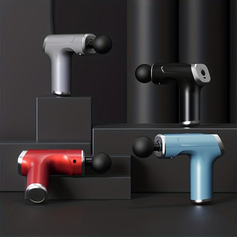 Deep Tissue Massage Gun Percussion Back Massager 6 Speed Level 4 Heads