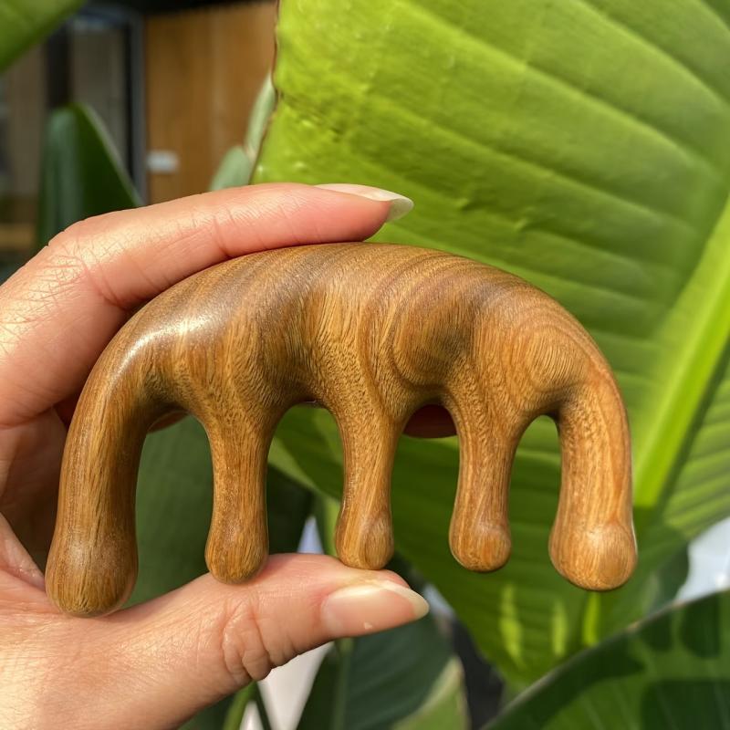 Sandalwood Hair Comb Wide Tooth Massage Wooden Comb