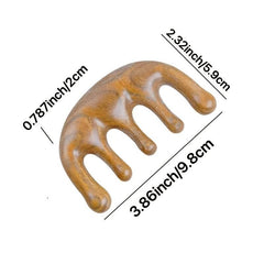 Sandalwood Hair Comb Wide Tooth Massage Wooden Comb
