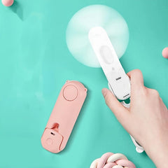 Portable Water Misting Fan System Handheld Small Fan Gift