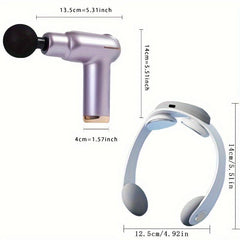 Fascia Gun Cervical Massage Set Muscle Relaxation Health Gift