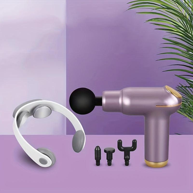Fascia Gun Cervical Massage Set Muscle Relaxation Health Gift