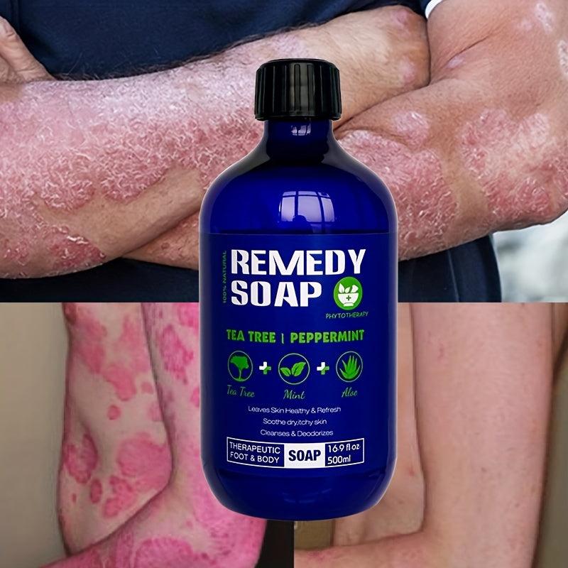 Organic Tea Tree Body Wash Soothes Itchy Skin, Nourishes & Heals