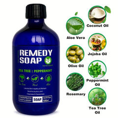 Organic Tea Tree Body Wash Soothes Itchy Skin, Nourishes & Heals