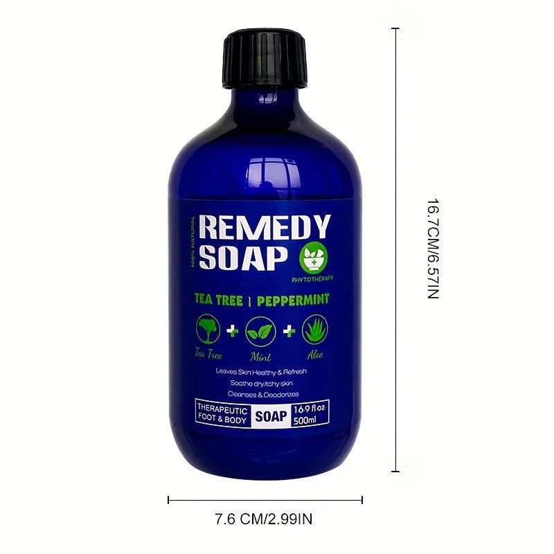 Organic Tea Tree Body Wash Soothes Itchy Skin, Nourishes & Heals